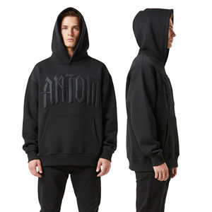 Sudadera Casual para Hombre con Bolsillo Frontal Tipo Canguro, 100% Algodón Felpa, Cierre con Cordón, Diseño Impreso Digital - Product Image 2