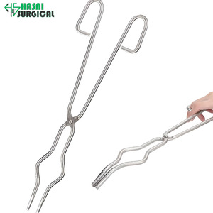 Pinzas para Crisoles de Laboratorio de Calidad Premium, Acero Inoxidable, Resistentes al Calor - Product Image 6