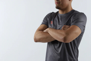 Lightweight Sublimation T Shirt O Neck Short Sleeves Polyester Fabric for Heat Press Printing - Product Image 6