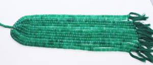 Natural Green Onyx Rondelle Shape <b>Beads</b> 6-6.5 MM Green Onyx Plain <b>Beads</b> 10 Inch Smooth Green Onyx Gemstone Rondelle Wholesale - Product Image 6