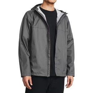 Chaqueta de esquí ligera, impermeable y cortavientos para invierno, con cuello alto, bordada, con cremallera y tela de lona. - Product Image 4