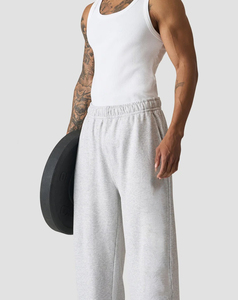 XL Size Lightweight Breathable Men's <b>White</b> Ribbed <b>Tank</b> <b>Top</b> O-Neck Casual Knitted Solid Color Spandex Front Logo 2026 Wholesale - Product Image 3