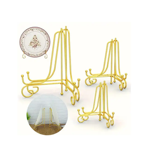 Brass <b>Plate</b> Rack Holder Different Shapes And Design Used For Royal Dinner Table Decor Brass <b>plate</b> <b>Stand</b> - Product Image 5