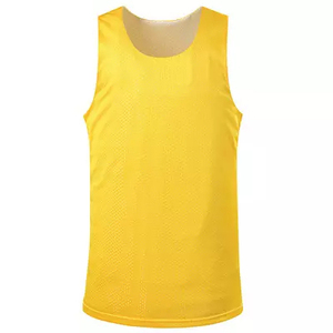 Men Reversible Basketball Jersey Sleeveless Sports Clothing 100% polyester Material Professional Basketball Jerseys With OEM - Product Image 1