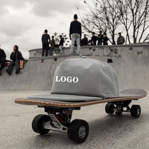 Gorra de béisbol de malla deportiva de verano estilo Hip Hop con visera plana, transpirable, con cuerda en la banda, visera plana, estampada, de marca de moda, tipo Snapback - Product Image 1