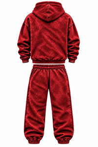 Conjunto Deportivo de Otoño para Hombre Risk Sports, Sudadera con Capucha y Pantalones Deportivos de Mezcla de Algodón, con Logotipo Personalizado y Corte Holgado - Product Image 4