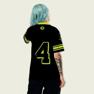 Camisetas de malla personalizadas al por mayor, jersey unisex con cuello en V, ropa deportiva transpirable de poliéster, jersey de fútbol americano - Product Image 2