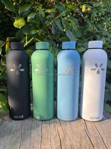 Copper <b>Bottle</b> Blue Enamel Finishes Standard Pure Copper <b>Water</b> <b>Bottle</b> Engraving <b>Metal</b> Copper - Product Image 3