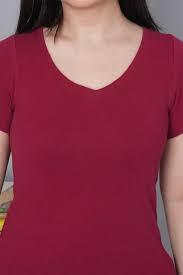 Camiseta Casual de Manga Corta con Cuello en V para Mujer, Tejido de Algodón Transpirable, Suave y Agradable al Tacto, para Uso Diario, con Logotipo Personalizado - Product Image 2