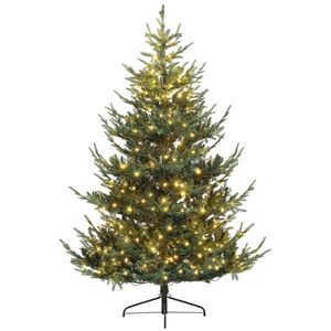 7.5 ft Christmas <b>Trees</b> with <b>Lights</b> Festive Decorations for Holiday Celebrations - Product Image 2