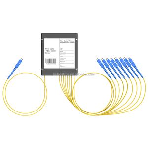 ในความต้องการ 1 เมตร 1*2 1*4 1*8 1*16 1*32 ไฟเบอร์ออปติก FBT Splitter พร้อมขั้วต่อ SC สําหรับ 19 ''Rack-Mount Splitter - Product Image 3