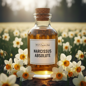 Aceite Absoluto de Narciso Puro 100% Natural, Flor de Narciso Poeticus, Grado Premium, Materia Prima de Perfumería Fina, Proveedor a Granel - Product Image 1