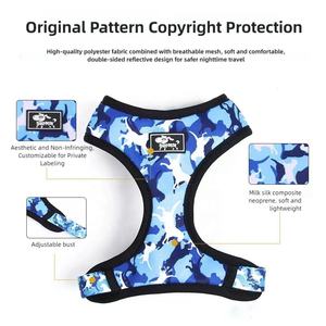 Arnés Moderno 4 en 1 <span class=keywords><strong>para</strong></span> Mascotas con Diseño de Camuflaje, Acolchado y Reflectante |   Correa |   Collar |   Chaleco Táctico Pequeño <span class=keywords><strong>para</strong></span> Mascotas - Product Image 2