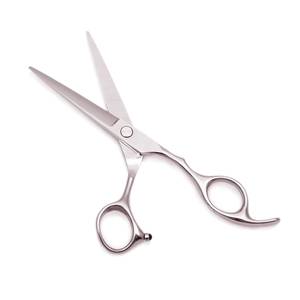 Tijeras de Entresacar de Acero Inoxidable con 32 Dientes, Punta Redonda, Mango Largo, para Uso en Peluquerías (Para Diestros) - Product Image 4