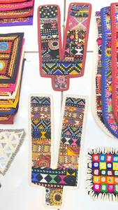 Indian Ethnic Multi Color Canvas <b>Sew</b>-<b>On</b> Triangle <b>Patches</b> for Hats Gifts & Cloth-Wholesale - Product Image 4