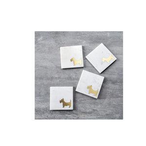 Posavasos de Mármol Sostenibles, Ecológicos y Duraderos, Lavables, con Técnica de Corte - Product Image 4