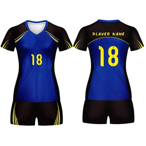 Uniformes de voleibol sublimados personalizados de alta calidad, uniformes de voleibol para mujer, ropa deportiva, sudaderas, ropa de equipo, servicio OEM - Product Image 1