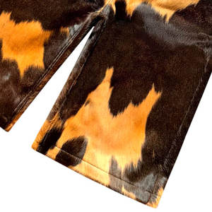 Pantalones Cortos de Cuero Genuino de Piel de Vaca con Pelo para Hombre, Estilo Vaquero Occidental, Diseño Premium de Lujo, Ropa Urbana - Product Image 4