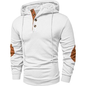 Sudadera con Capucha Personalizada para Hombre, Estilo Casual, Media Cremallera, Manga Larga, Algodón Texturizado, Talla XXS, 500g, Antiarrugas, Color Sólido - Product Image 5