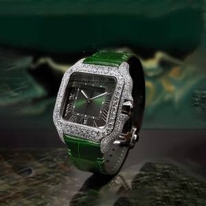 Montres Hip Hop ETA en gros, montres Hip Hop personnalisées en moissanite, montres de style rappeur, bijoux Hip Hop - Product Image 1