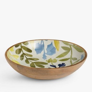 Tazón de Madera Natural Ecológico con Logotipo Personalizado para Mezclar Frutas, Ensaladas y Coco, para Cocina, de Exportador Indio - Product Image 1