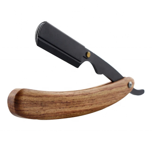 Wholesale Barber <b>Razor</b> With Custom Color Stainless Steel <b>Razor</b> Replaceable <b>Single</b> <b>Blade</b> Barber Shaving Straight <b>Razor</b> - Product Image 1