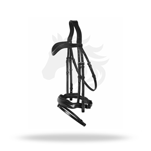 Brida de doma clásica de tamaño completo para equitación inglesa, para presentaciones de doma. - Product Image 1