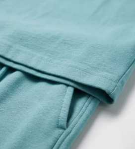 Conjunto de Camiseta y Pantalones Cortos Oversize Verde Menta para Hombre 2026, Atuendo Casual de Verano Premium, Ropa Urbana Relajada de Algodón Suave - Product Image 6