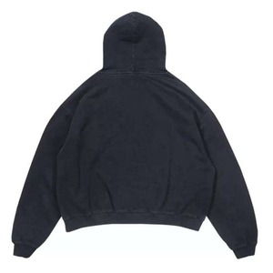 เสื้อฮู้ดดี้สีดำแบบยูนิเซ็กซ์ ผ้าฝ้าย 100% พิมพ์ลายดิจิตอล ทรงปกติ สวมใส่สบาย ระบายอากาศได้ดี ผ้าฟลีซเนื้อนุ่ม ไม่เป็นขุย มีกระเป๋า น้ำหนัก 400 กรัม - Product Image 3