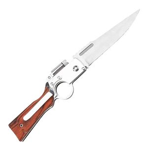 Coltello Tattico Versatile con Lama in Acciaio Inossidabile, Impugnatura Ergonomica e Fori per Pollice a Sgancio Rapido per Uso Ambidestro Quotidiano - Product Image 3