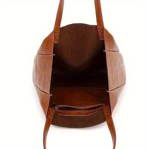 กระเป๋าถือหนังผู้หญิง ดีไซน์คลาสสิก ทันสมัย ทนทาน แฟชั่น ป้องกันรอยยับ แห้งเร็ว ไม่เป็นขุย - Product Image 3
