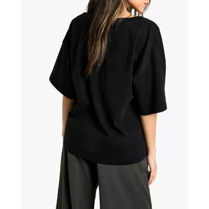 T-shirts pour femmes à prix de gros, personnalisables avec logo, coupe ajustée / T-shirts pour femmes fabriqués au Pakistan, confortables et respirants - Product Image 3