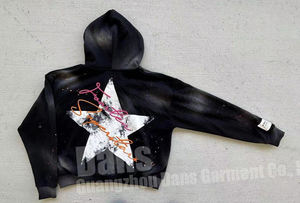 Sudadera con Capucha Urbana con Pedrería, Sudadera Brillante con Cristales, Sudadera Informal de Moda Unisex - Product Image 3