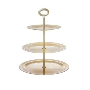Contemporary Metal <b>3</b> <b>Tier</b> <b>Cake</b> <b>Stand</b> <b>Cake</b> Display Rack Dessert Serving Tray Wedding Table Decoration - Product Image 5