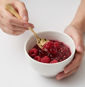 Finest <b>Gold</b> Plated Stainless Steel Tea <b>Spoon</b> With Long Handle Mirror Polish Modern Luxury Design Durable Tableware - Product Image 4