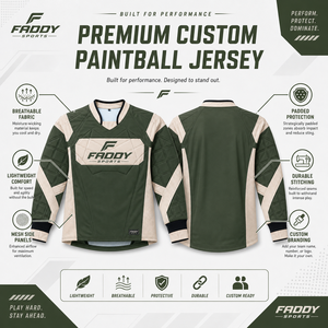 Maillot de paintball professionnel personnalisé, chemise tactique rembourrée, respirante, à manches longues, en mesh sublimé, uniforme sportif d'équipe - Product Image 5