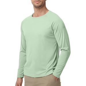 Men's <b>compression</b> <b>shirt</b> gym Quick dry rash guard Solid gray fitness <b>shirt</b> Polyester long sleeve rashguard - Product Image 5
