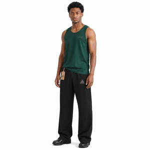 Custom Made Casual Streetwear Vintage Washing 100% Cotton Canvas Eco-Friendly Heavyweight Oversized Side Cargo Pockets Men's - Product Image 5