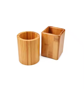 Boîte à stylos en bois, nouveau design pour la maison, l'hôtel, la salle à manger, le bureau, le bureau à domicile, porte-stylos en bois par Crescent Crafts - Product Image 1