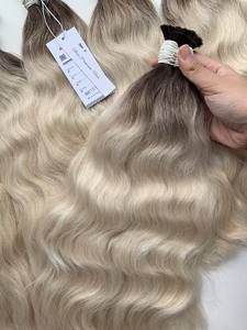 Extensions de cheveux humains en vrac de haute qualité pour les styles ombrés du Vietnam Natural Wave Performing All Styles Price Vente en gros - Product Image 2