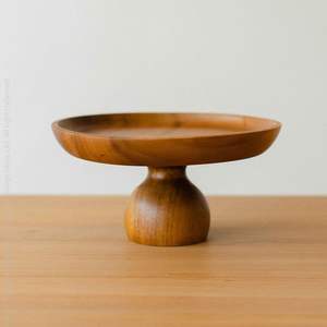 Soporte para Pastel de Madera Maciza Hecho a Mano, Diseño Rústico Moderno Vintage, Ecológico, Personalizable, Exhibición de Postres, Decoración para Bodas - Product Image 6