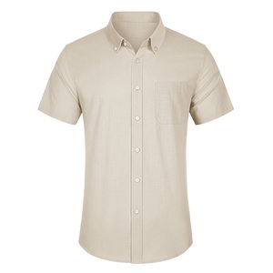 Chemise décontractée pour homme 100% coton – Design contemporain, chemise décontractée de luxe pour homme – Douce et confortable, fabriquée au Bangladesh - Product Image 1