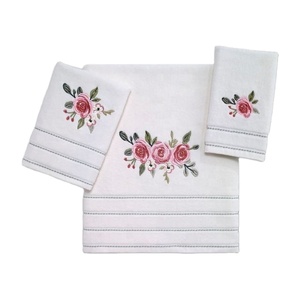 Embroidered Cotton <b>Kitchen</b> Towels Manufacturer Trendy Garden Slogan Custom Logo 100% Durable Machine Friendly Bulk OEM Supply - Product Image 1