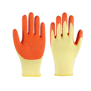 Cotton Safety <b>Gloves</b> Textured Full Anti-Slip <b>Knit</b> Wrist General Purpose Work <b>Gloves</b> - Product Image 2