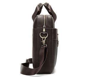 Maletín Bandolera de Cuero Genuino para Portátil, de Alta Calidad, Estilo Vintage, para Viajes de Negocios, Modelo LLB-0348 - Product Image 2