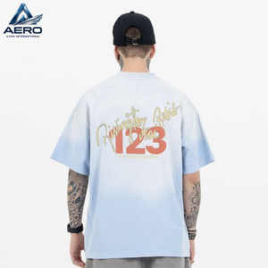 Custom Made Men Acid Wash T-<b>Shirts</b> Slim Fit Stylish Short Sleeve Cotton <b>Shirts</b> For Business, Daily Wear, And Promotional Use - Product Image 2