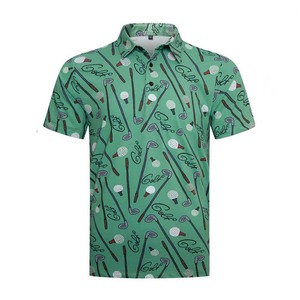 เสื้อกอล์ฟผ้าฟลีซคุณภาพสูงแบบสั่งทำพิเศษ น้ำหนัก 240 กรัม แขนสั้น ระบายอากาศได้ดี สำหรับผู้ชาย - Product Image 4