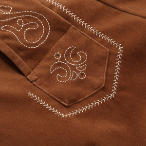 Wholesale Custom Men's Bavarian Leather Traditional German Lederhosen Solid High Quality Embroidery for Cultural Festivals Mid - Product Image 5