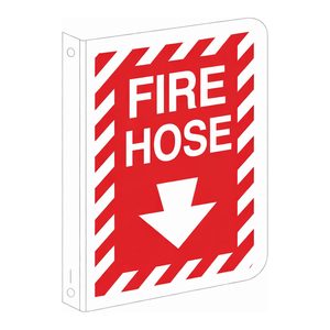 Brady L Fire <b>Hose</b> Sign-Heat-Resistant <b>Wall</b>-<b>Mount</b> Safety Sign for Facilities - Product Image 1