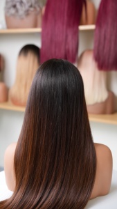 Straight Lace Front <b>Wig</b> 100% Vietnamese Human Hair HD Lace Glueless Wear Go Natural <b>Black</b> Pre-Plucked Wholesale - Product Image 2